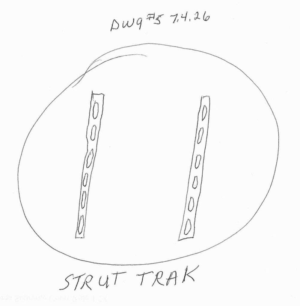 root cellar kit component installation drawing
